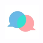 candy talk - random chat android application logo